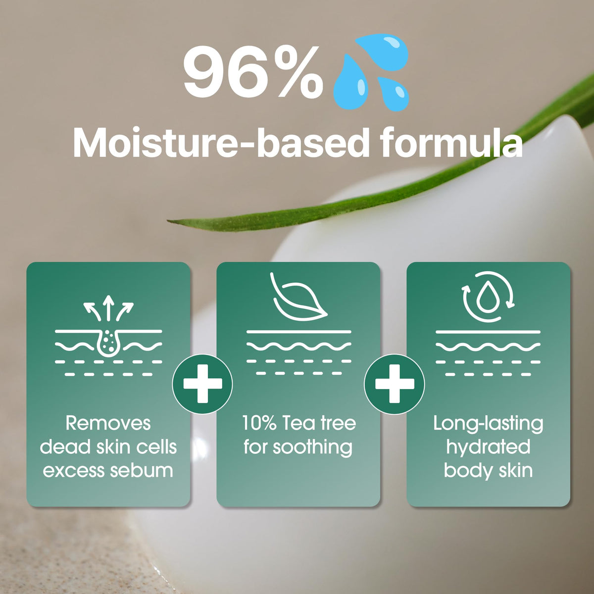SOME BY MI applying lotion to elbow for smoother skin