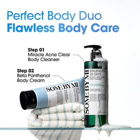 SOME BY MI jar staged with towel conveying spa-like moisturizing benefit
