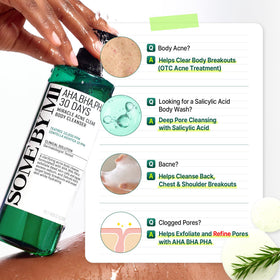 SOME BY MI Miracle Line display with multiple products for routine