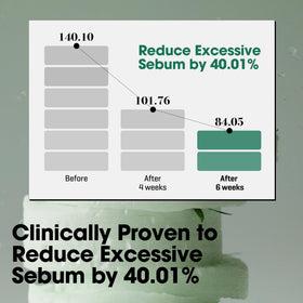 SOME BY MI pad soaked with serum demonstrating AHA BHA PHA solution delivery