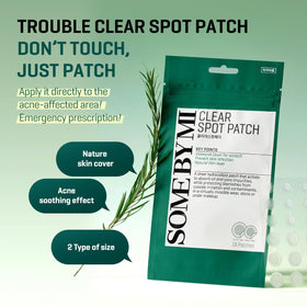 SOME BY MI close-up of hydrocolloid patch texture demonstrating gentle absorbency benefit