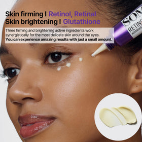 SOME BY MI ingredient focus showing retinol, peptides and niacinamide for visible renewal