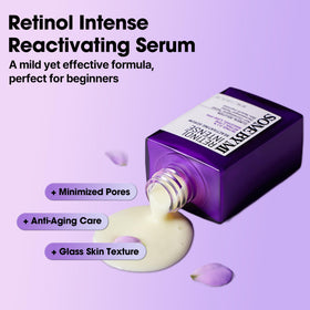 SOME BY MI pump dispensing clear serum, precise dosing for gentle nightly application