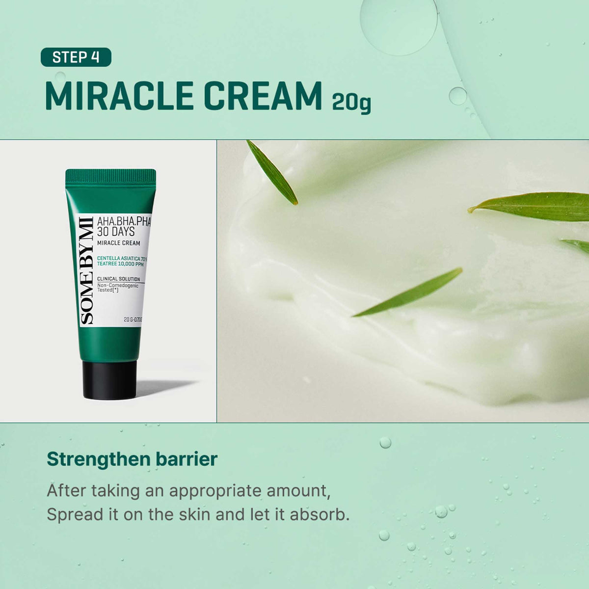 SOME BY MI lifestyle bathroom shelf showing kit used in daily skincare