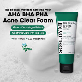 SOME BY MI close-up of creamy foam texture for gentle exfoliation
