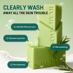 SOME BY MI creamy lather texture proving gentle exfoliating action