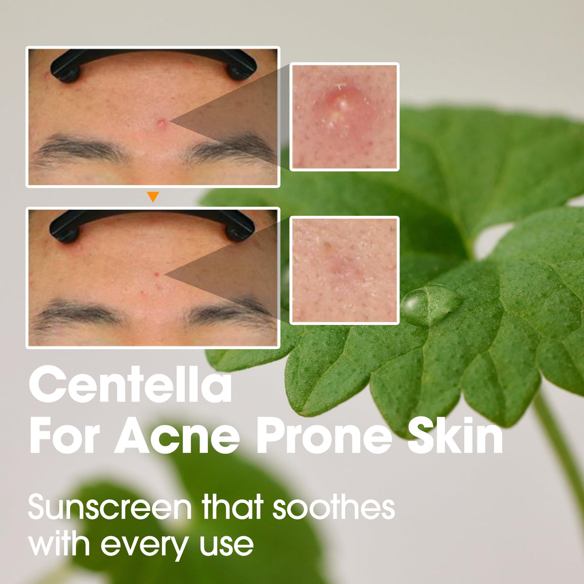SOME BY MI pump dispensing sunscreen illustrating easy application