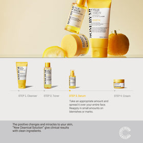 SOME BY MI illustrative before and after concept showing reduced dark spot appearance