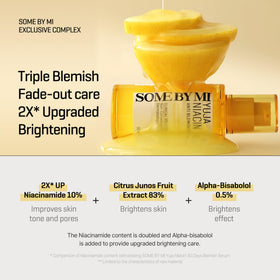 SOME BY MI yuja fruit and extract depiction emphasizing natural brightening ingredient