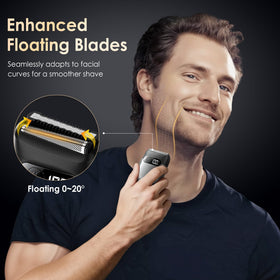 Sonatraxs pop-up trimmer detail for precise beard and sideburn shaping benefit