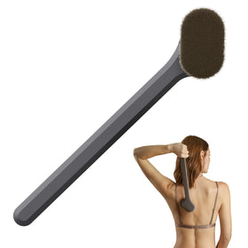 SONN kabuki face brush compact head for precise makeup and tan blending