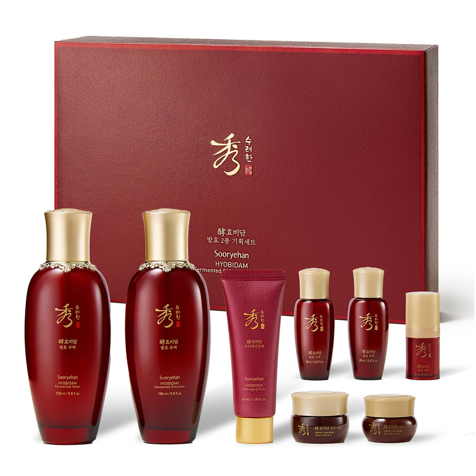 Sooryehan front packaging showing full Hyobidam gift set and contents