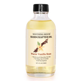 Soothing House close-up oil texture demonstrating lightweight absorption benefit