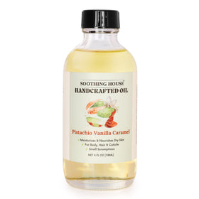Soothing House oil pour texture close-up demonstrating lightweight, non-greasy absorption benefit