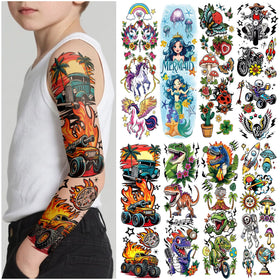 SOOVSY front packaging showing full 52-piece tattoo set and variety benefit
