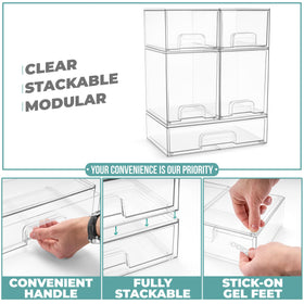 Sorbus small drawer closeup handle highlights smooth pull-out and grip