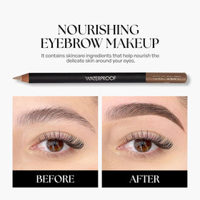 SORMÉ on model brows illustrating soft blonde natural definition