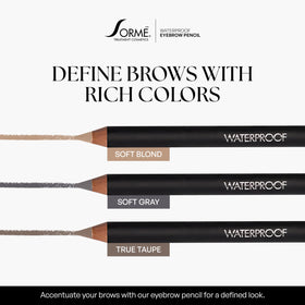 SORMÉ pencil on bathroom vanity suggesting everyday use benefit quick routine