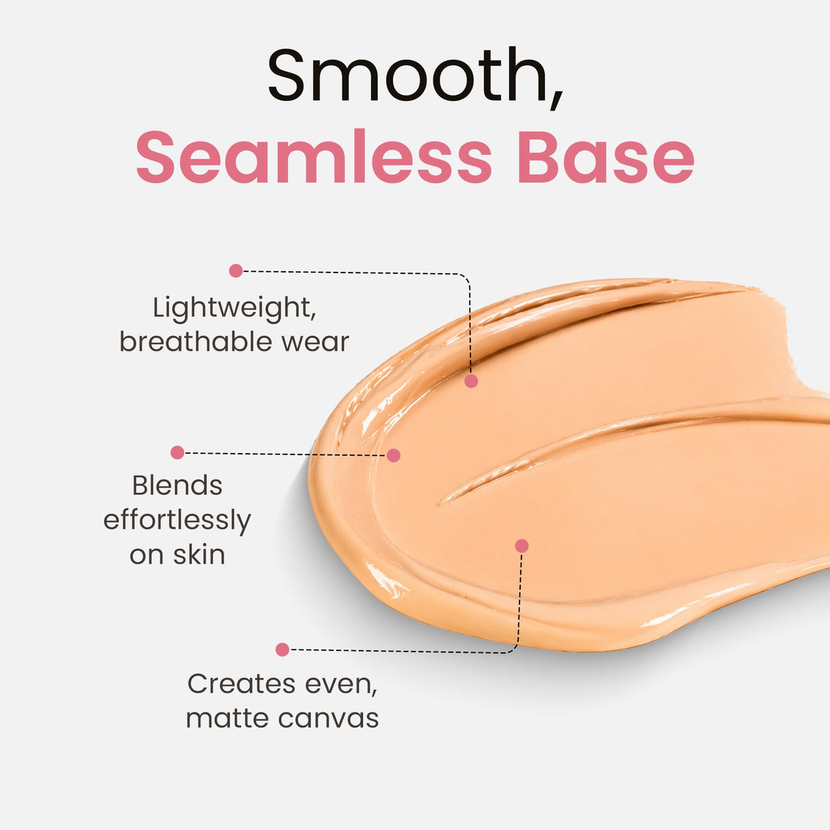 SORMÉ cream texture close-up revealing smooth blendable formula benefit