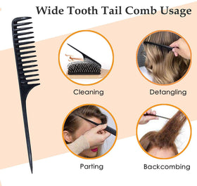 Sosoon brush in use on long hair reducing tangles and smoothing