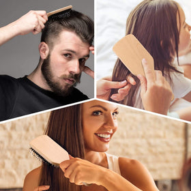 Sosoon tail comb and brush set for styling, sectioning and cleaning