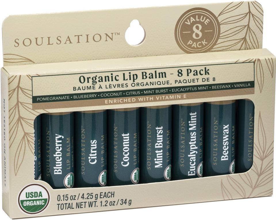 Soulsation front packaging showing eight flavor tubes and value pack benefit