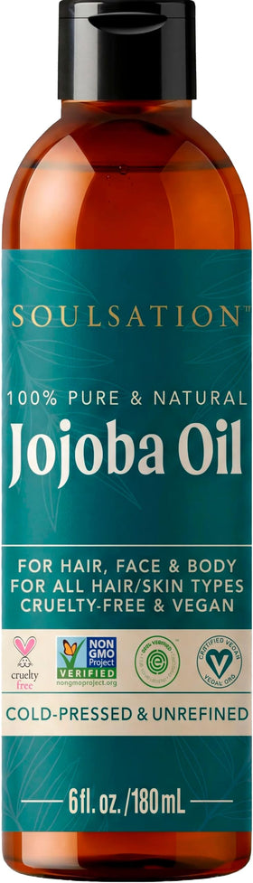 SOULSATION front bottle shot showing clean labeling and natural benefits
