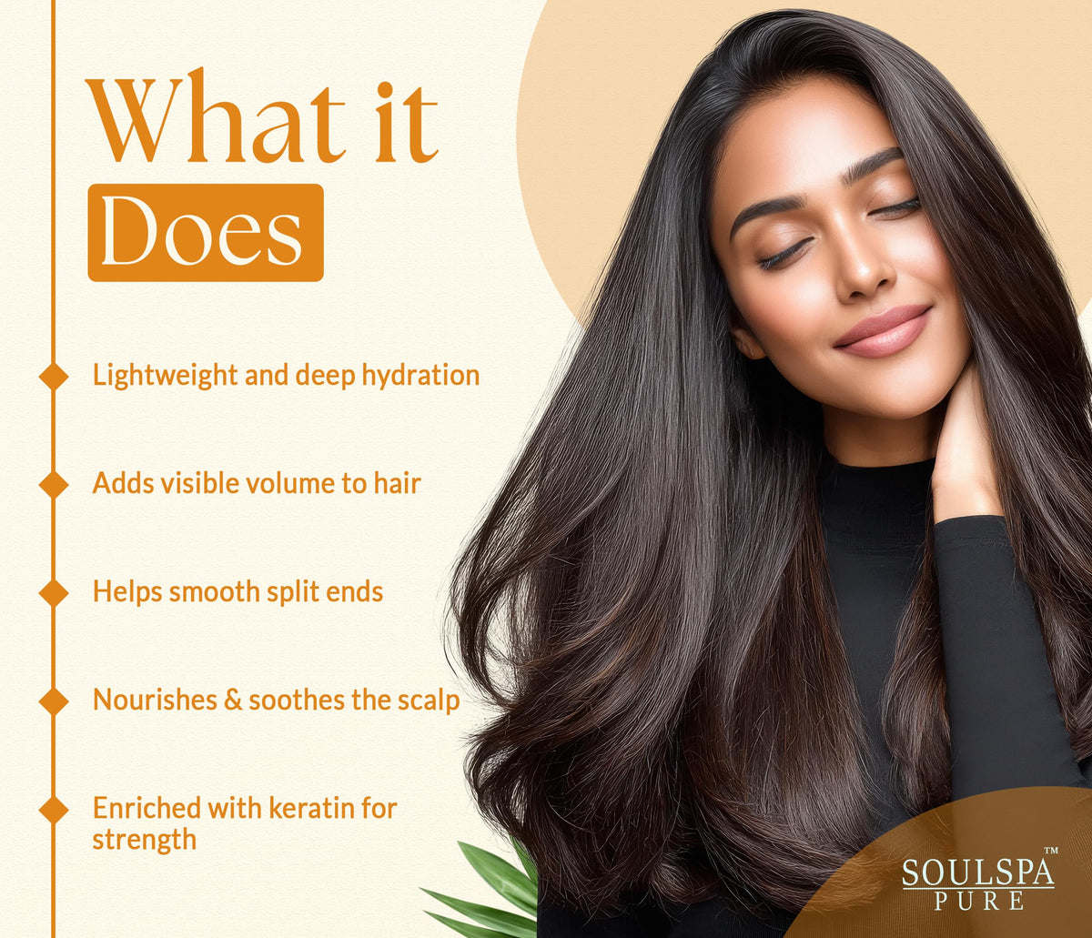 SOULSPA PURE in-shower application displaying easy rinse and manageability