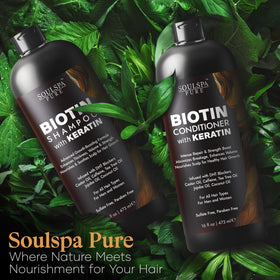 SOULSPA PURE styled bathroom scene showing luxury daily hair-care routine