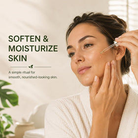 SOULSPA PURE on a bathroom shelf in lifestyle scene conveying organic routine benefit