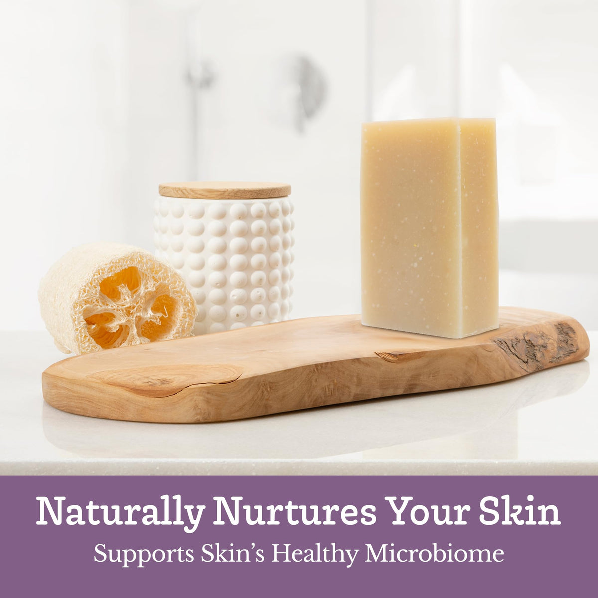 Southern Natural family using soap in shower, versatile for all ages