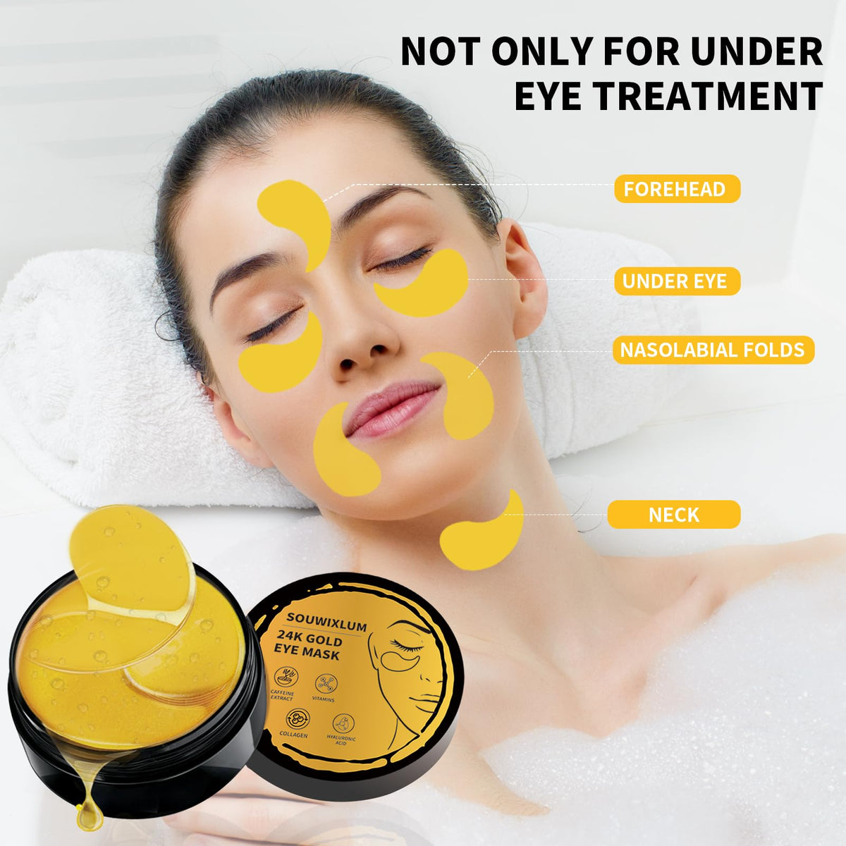 Souwixlum serum drop on patch showing concentrated active delivery