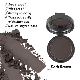 SOVONCARE application on hairline demonstrating instant concealment of thinning area benefit