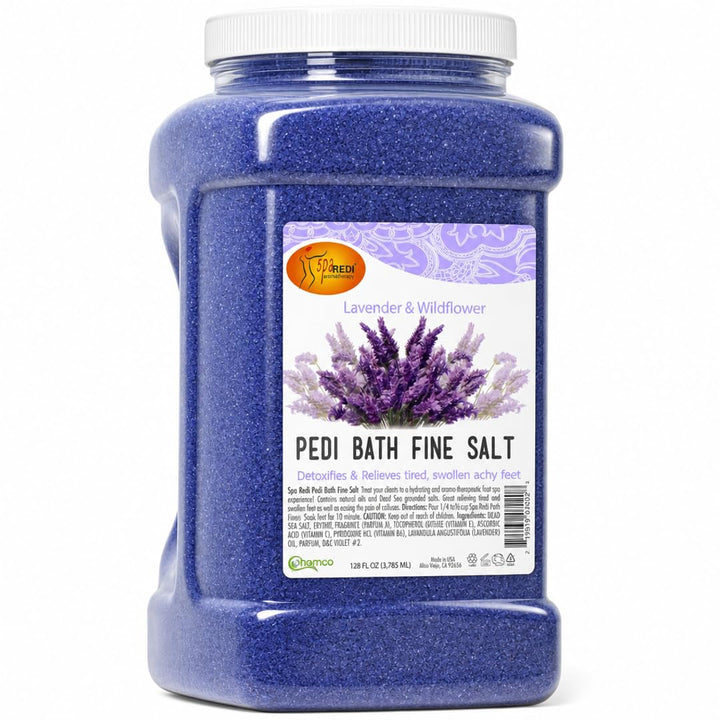 SPA REDI front label showing 128 oz container and professional branding benefits