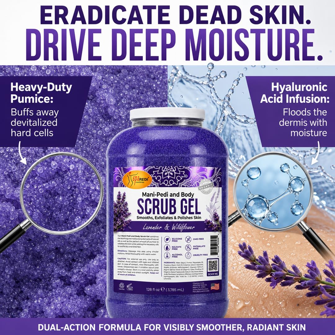 SPA REDI applied to foot in salon demonstrating professional use and smooth results benefit