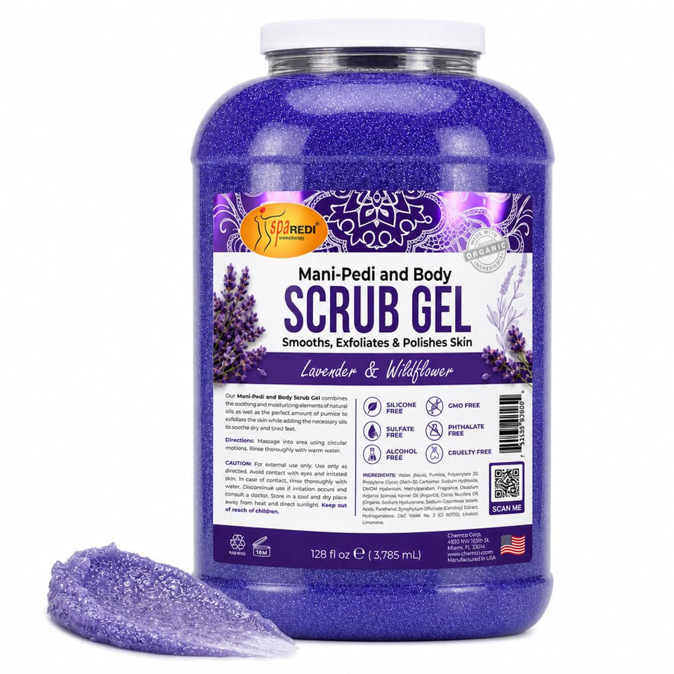 SPA REDI front packaging showing lavender wildflower scent and professional size benefit