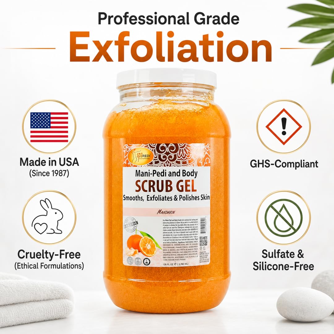 SPA REDI label ingredients list detail showing key hydrating and exfoliating actives
