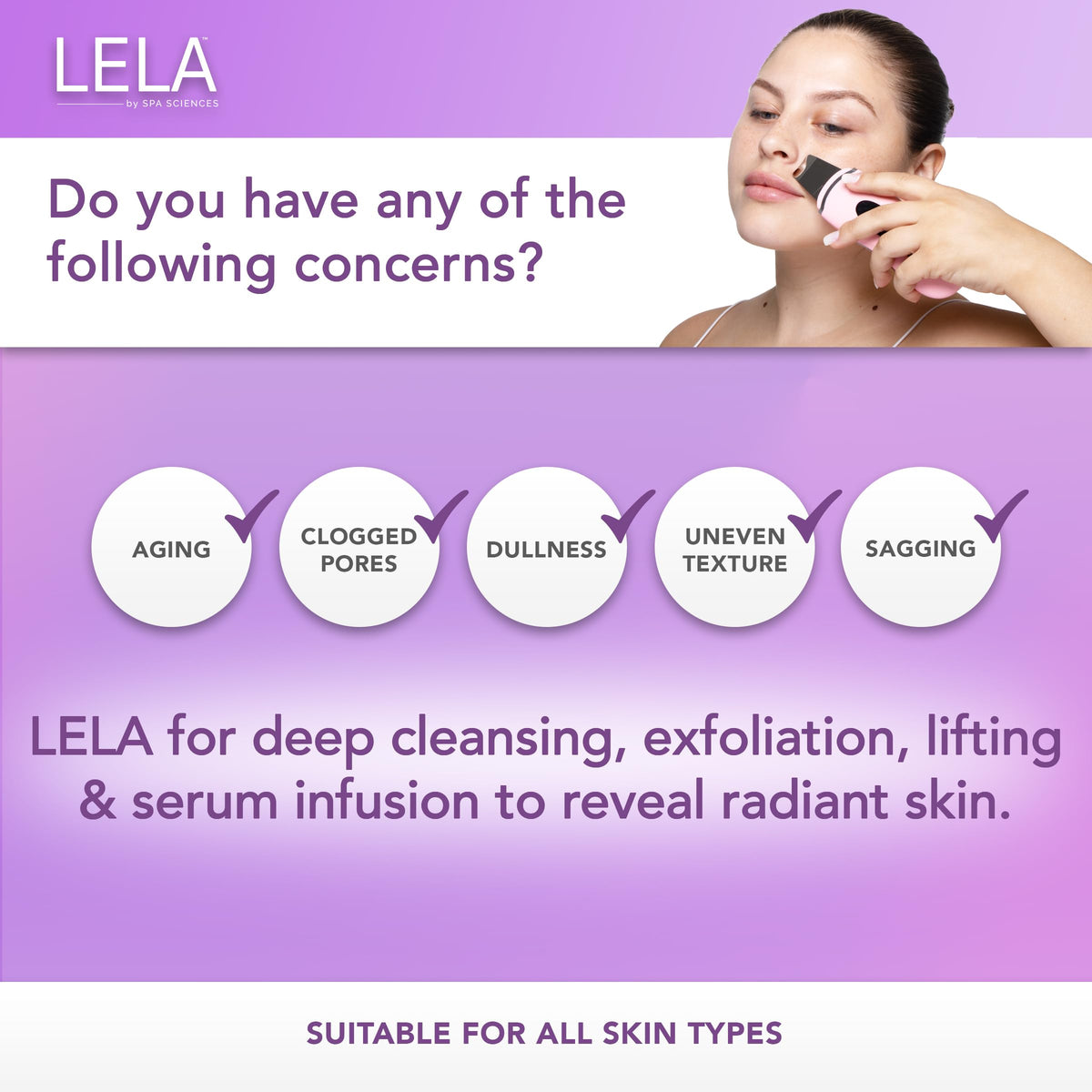 SPA SCIENCES LELA textured handle and polished finish for secure grip and longevity