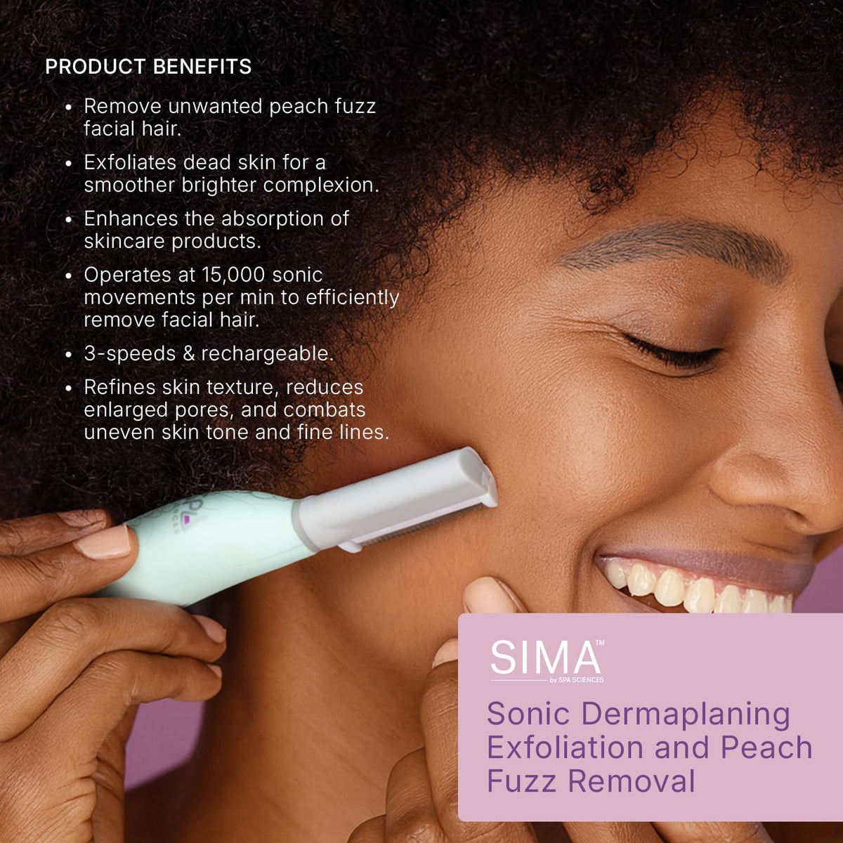 SPA SCIENCES SIMA box and two-year warranty card indicating product assurance