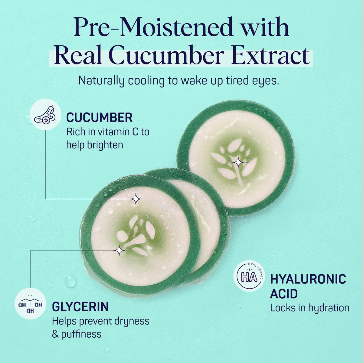 SpaLife serum close-up texture showing cucumber extract and hydrating glow