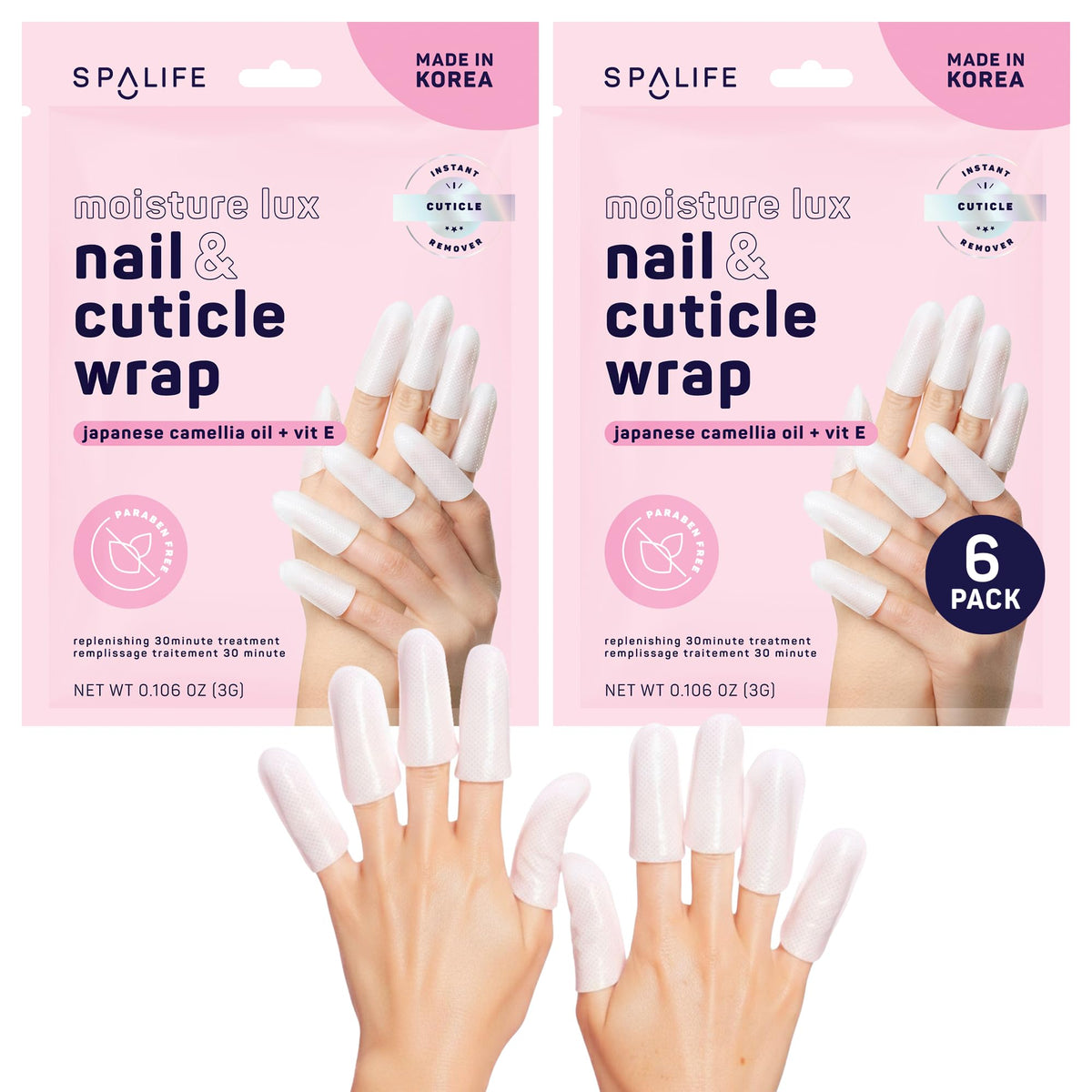 SpaLife front packaging showing 60-count box and product benefits