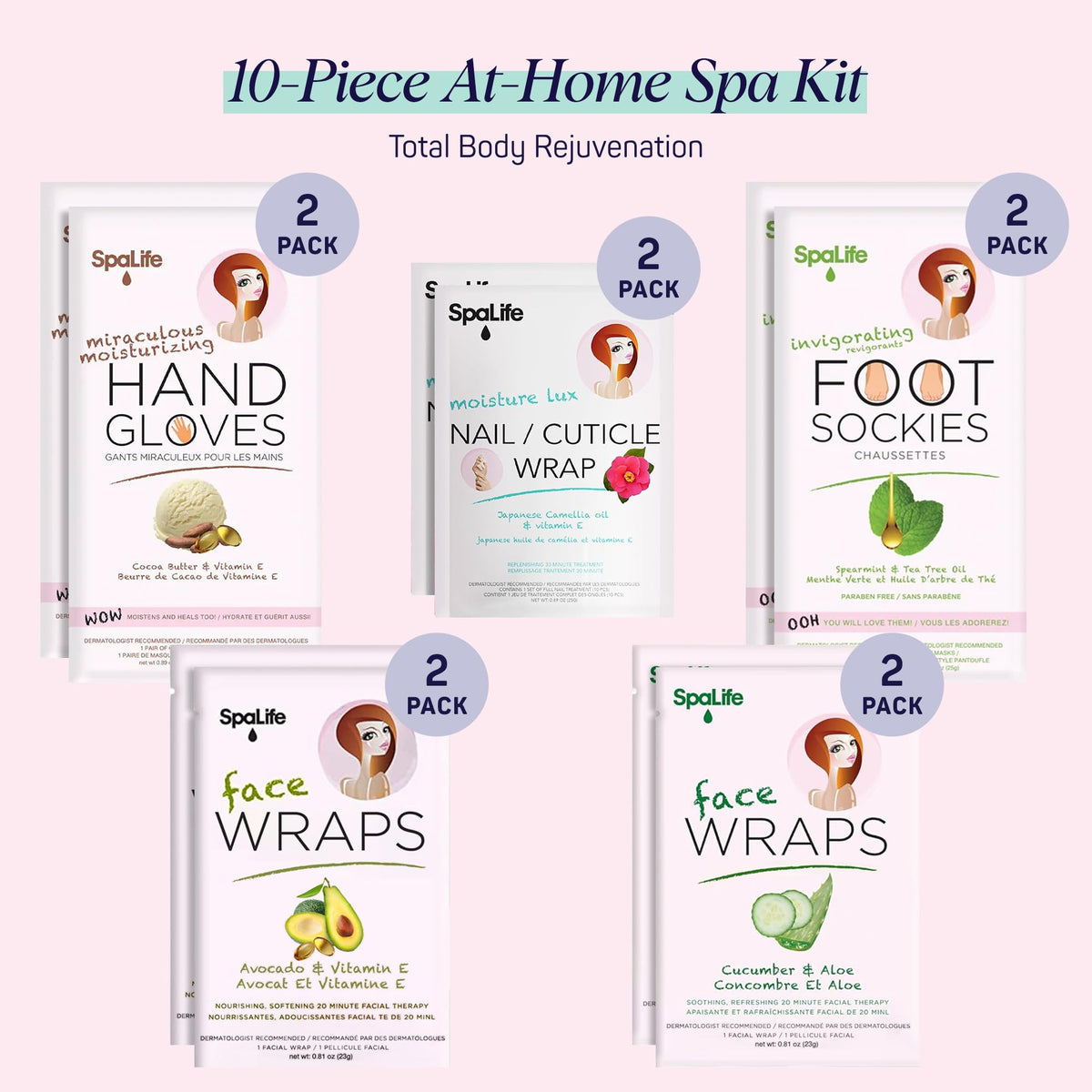 SpaLife hand glove close-up revealing saturated moisturizing cream for softening