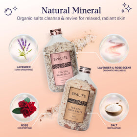 SpaLife in-bath effervescent fizz visible and creating calming water movement
