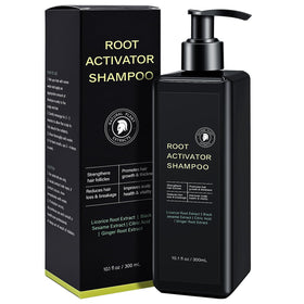 SPARTAN HAIR front bottle showing product and benefits for thicker hair