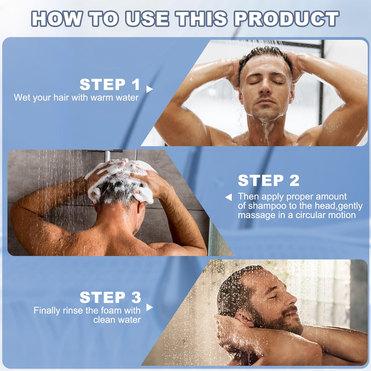 SPARTAN HAIR bottle on bathroom shelf in a morning routine setting benefit: effortless daily use