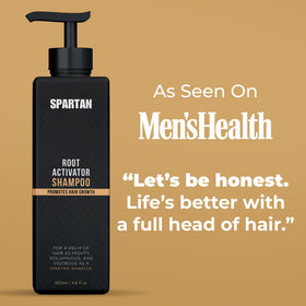 SPARTAN leaf extract ingredient close-up emphasizing plant-based nourishment for scalp