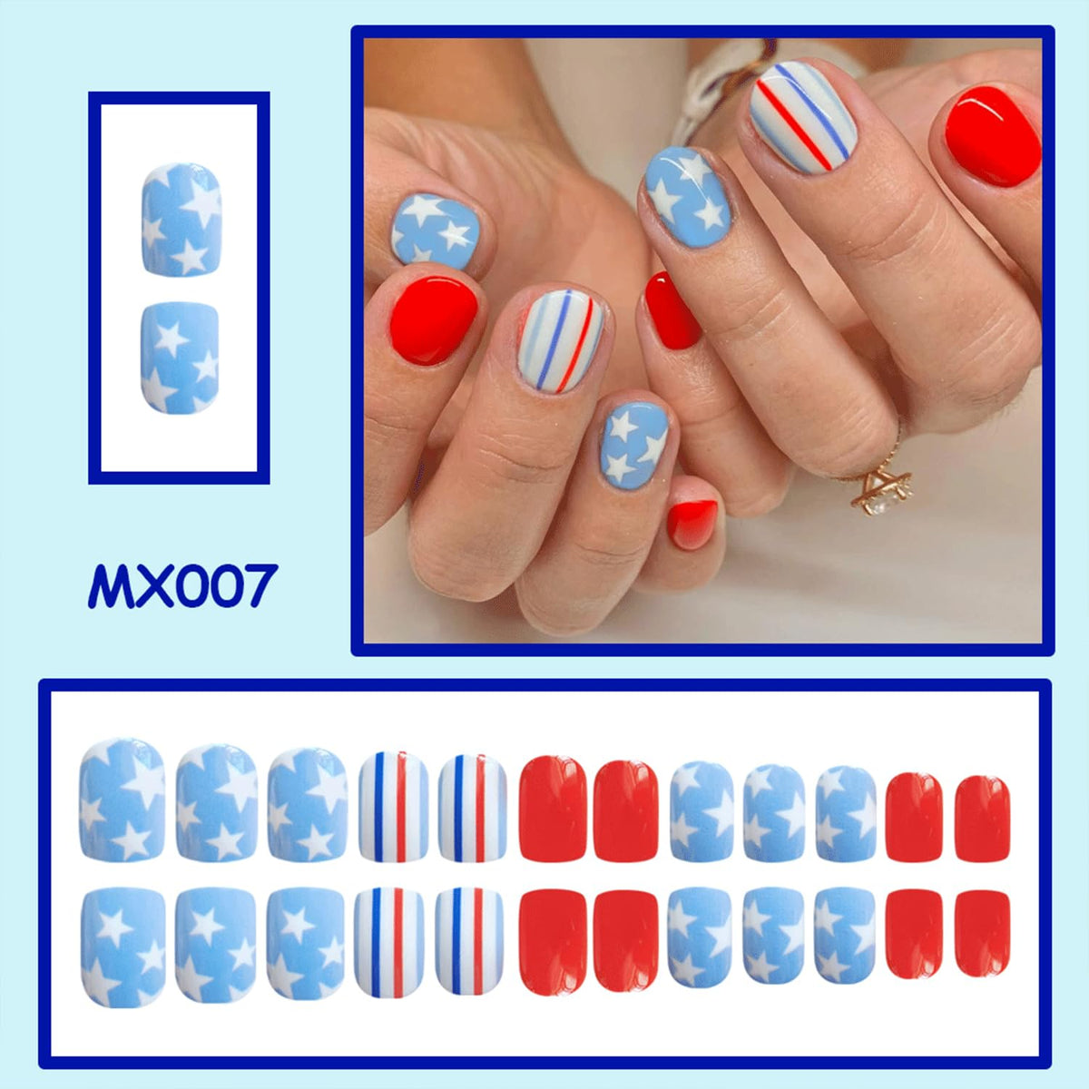 Spebozy close-up glossy pattern highlighting stripes and stars for bold celebration look