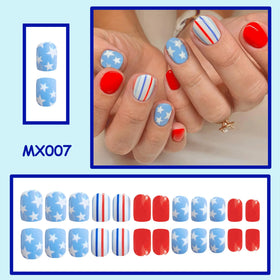 Spebozy close-up glossy pattern highlighting stripes and stars for bold celebration look
