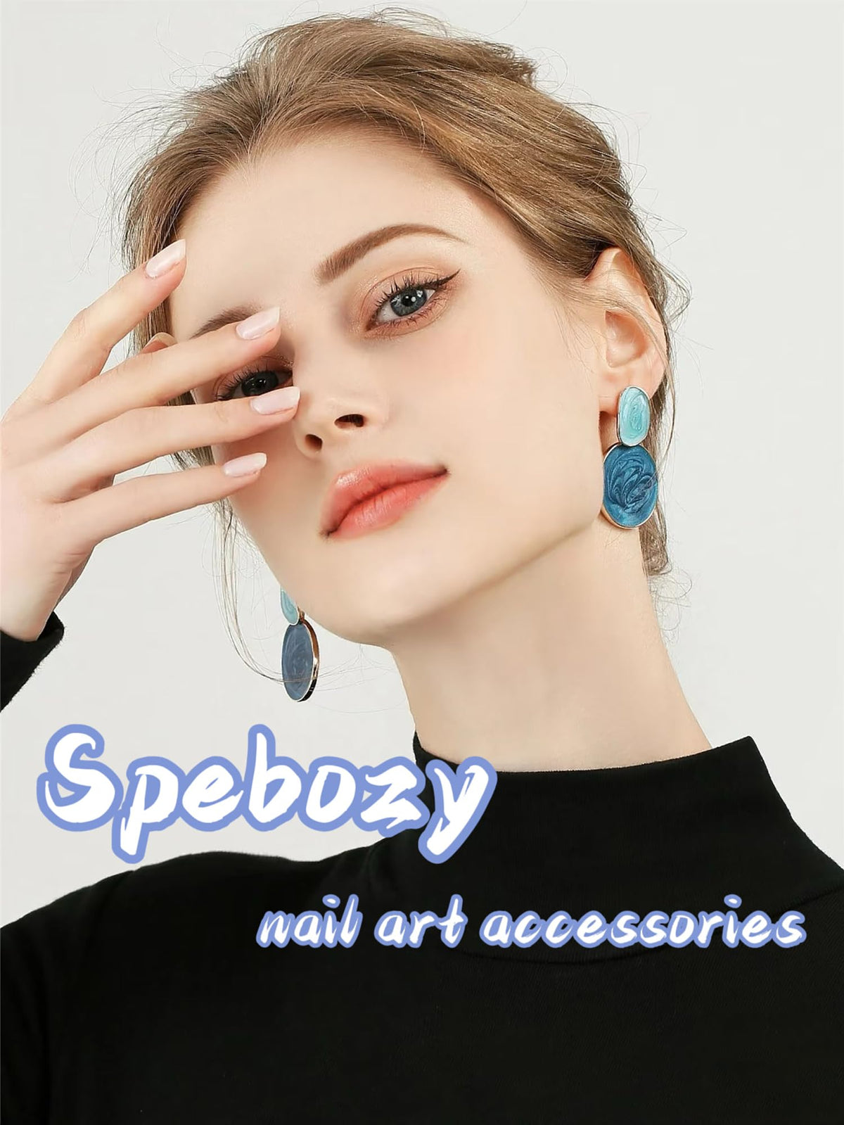 Spebozy packaged contents overhead showing complete kit for instant salon-style nails