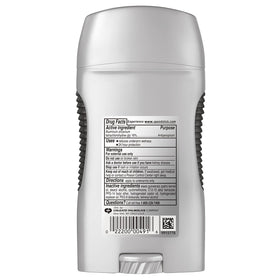 Speed Stick applying to underarm demonstrating quick dry benefit